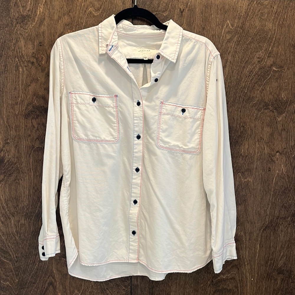 The GREAT. | cotton button down | size 2 (medium)